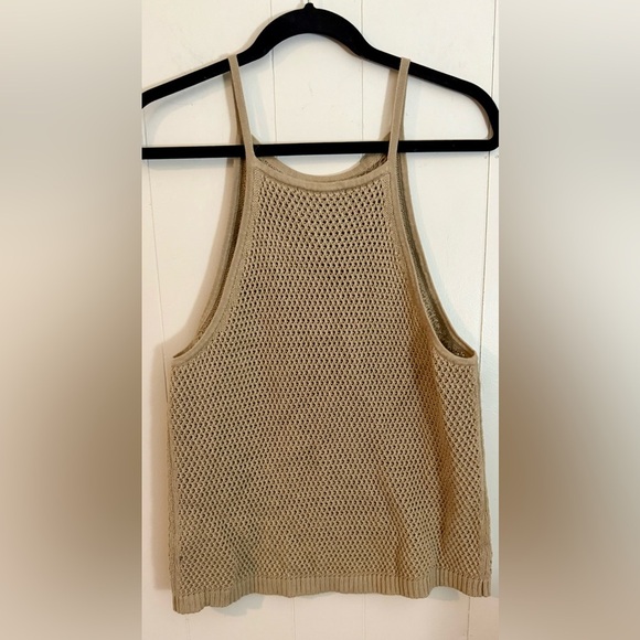 BANANA REPUBLIC Strappy Open-Stitch Tank Sweater Size M - Picture 4 of 7